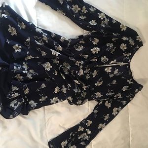 Forever 21 floral romper